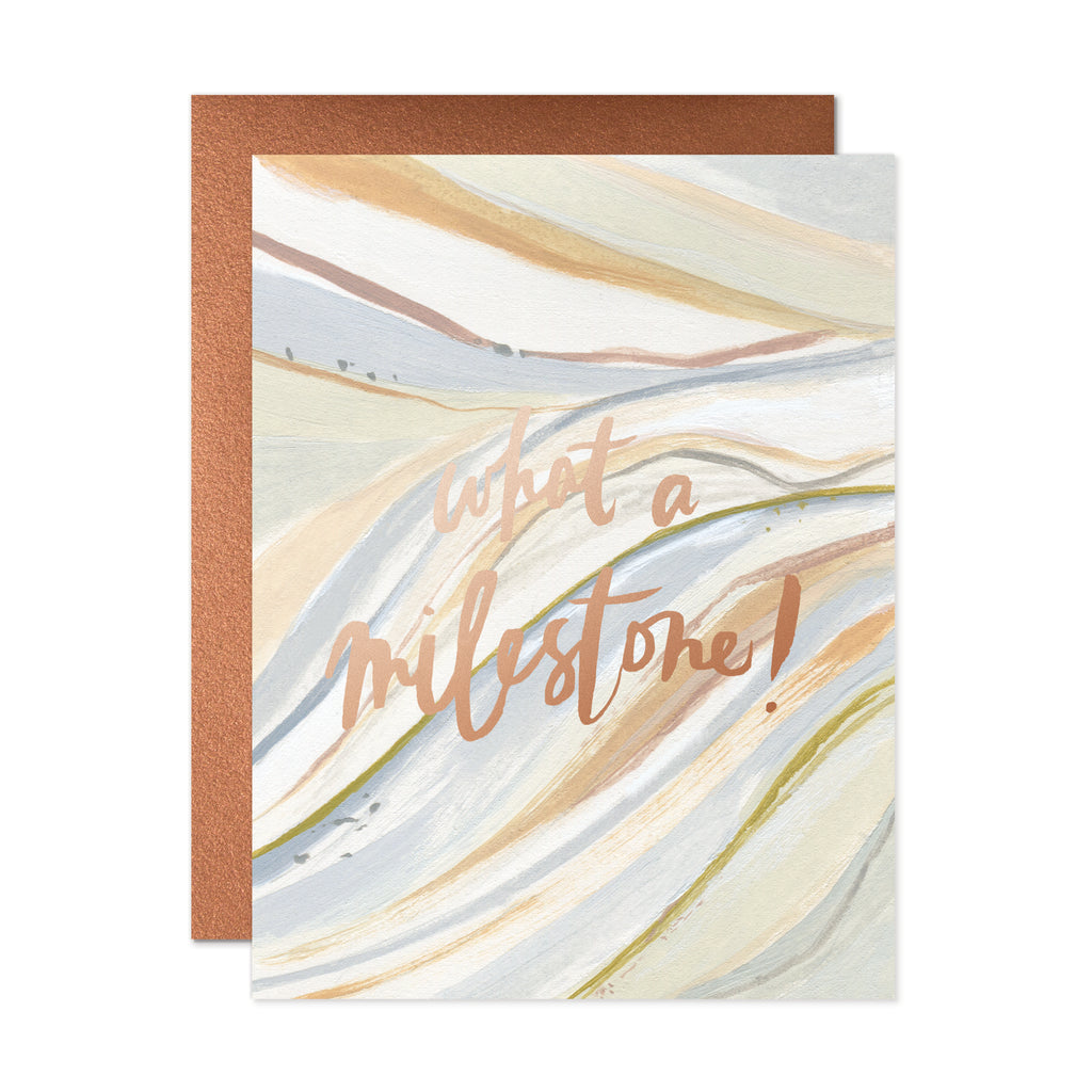 What A Milestone Card