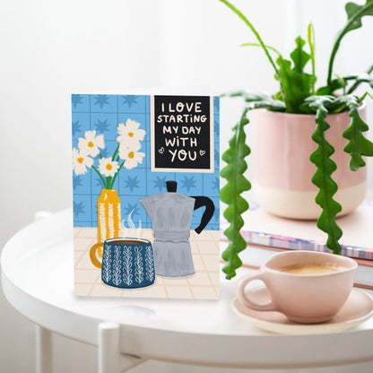 Morning Coffee Card