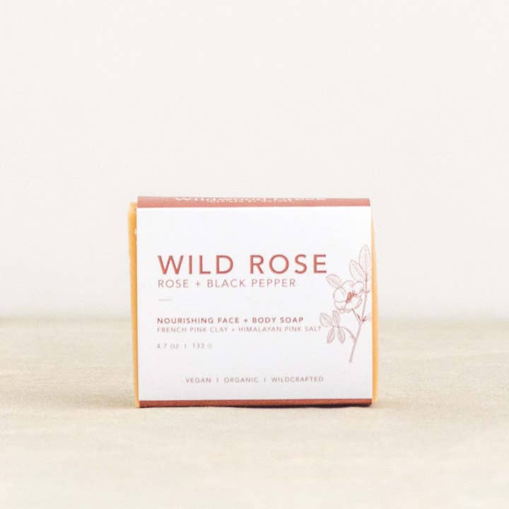 Wild Rose Natural Vegan Organic Soap Bar