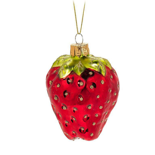 Single Strawberry Ornament