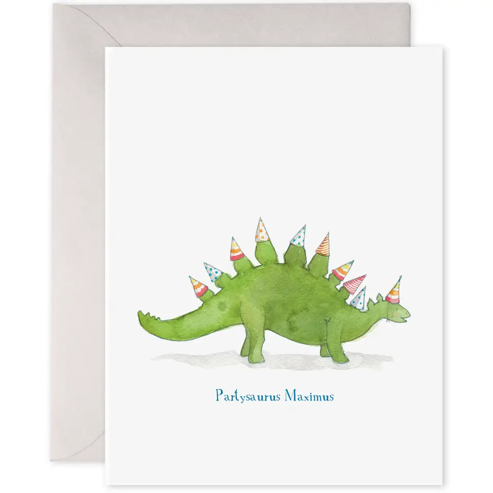 Partysaurus Birthday Card