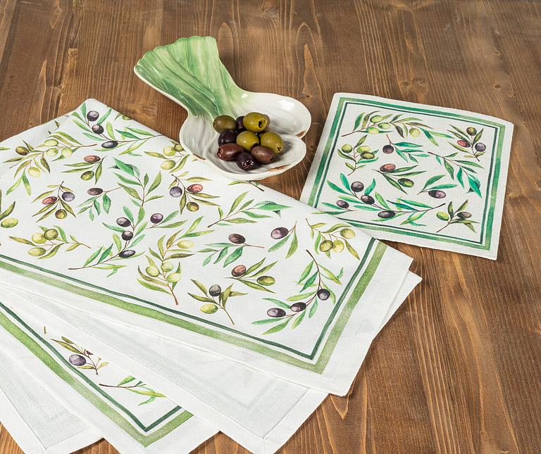 Swedish Dishcloth Olives + Leaves