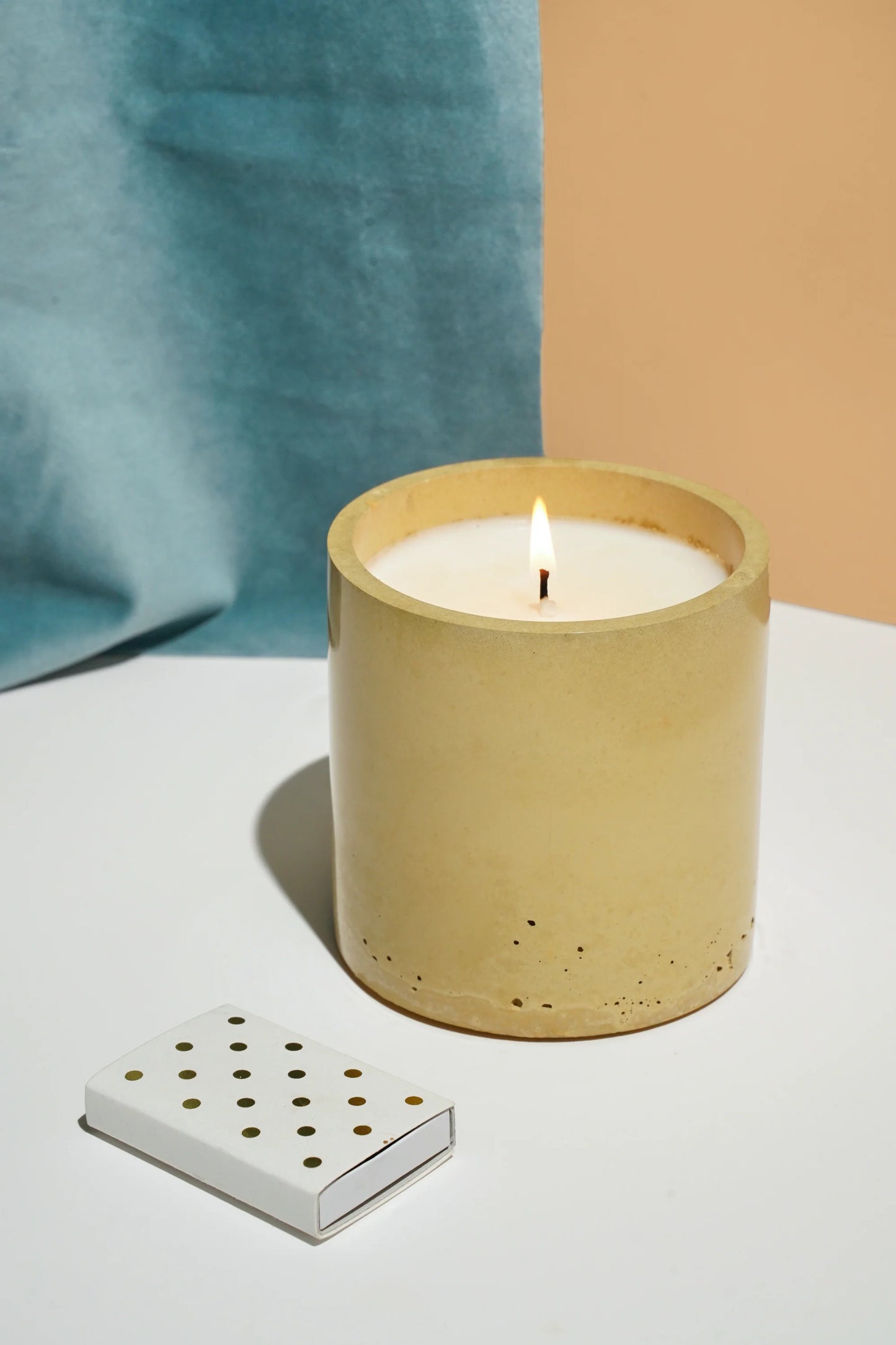 10oz Concrete Soy Wax Candle Paloma