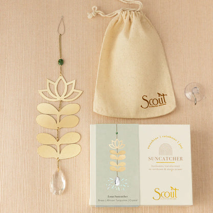 Suncatcher - Lotus / African Turquoise