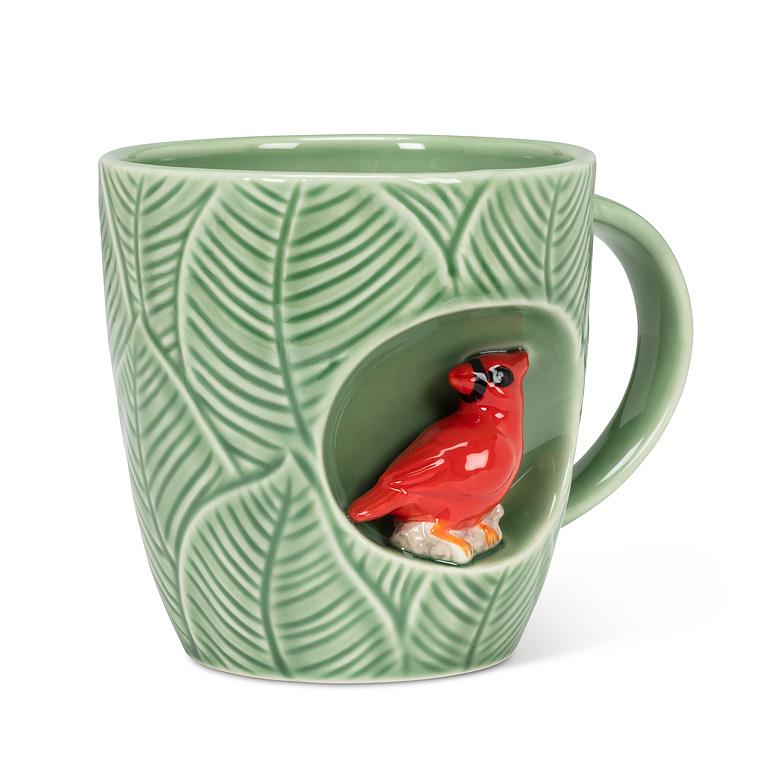 Cardinal Leaf Alcove Stoneware Mug
