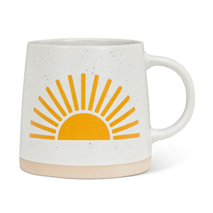Wide Base Mug with Sun