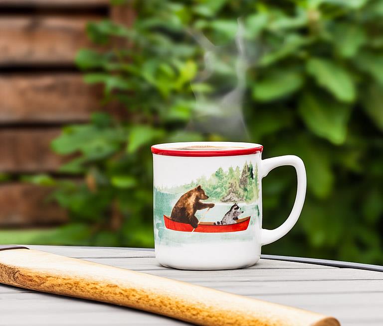 Animal In Canoe Mug