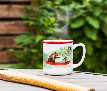 Animal In Canoe Mug