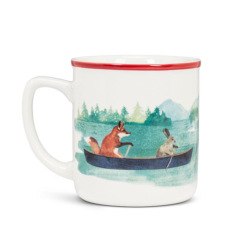 Animal In Canoe Mug