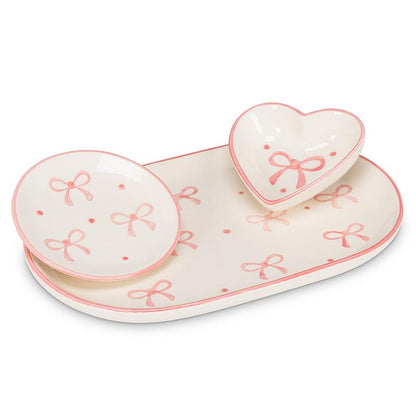 Small Dish with Bows