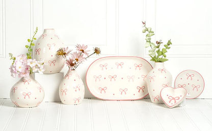 Medium Teardrop Vase With Bows