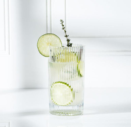 Vertical Optic Highball Glass