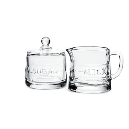 Classic Text Sugar Pot With Lid