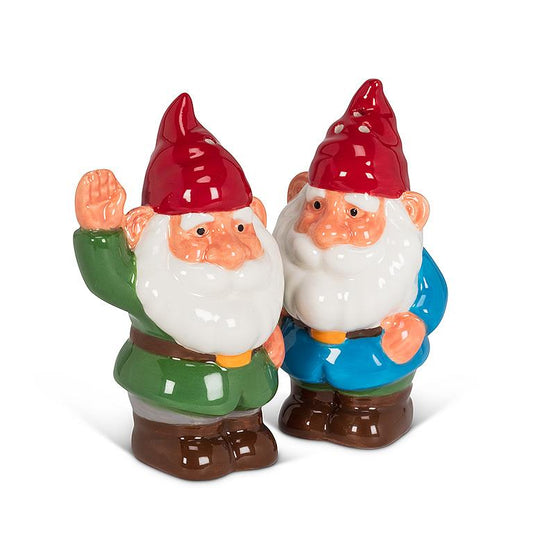 Garden Gnomes Salt + Pepper Set