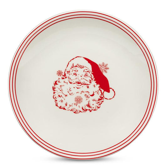 Vintage Santa Bone China Cake Plate
