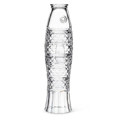 Clear Stacking Fish Glasses, Set of 4