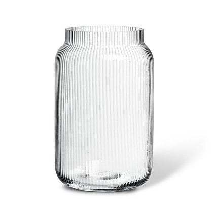 Large Narrow Optic Jar Vase