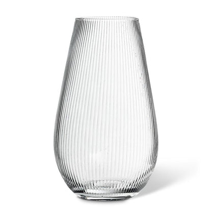 Large Narrow Optic Wide Bottom Vase