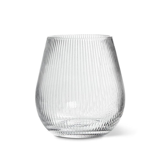 Small Narrow Optic Wide Bottom Vase