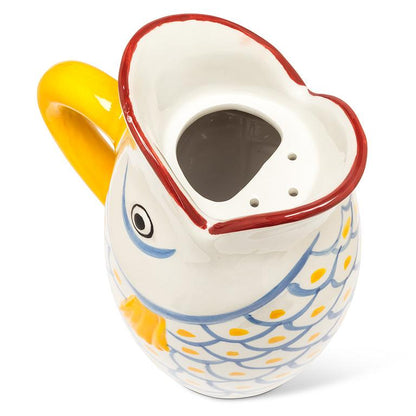 Fish Jug With Ice Lip