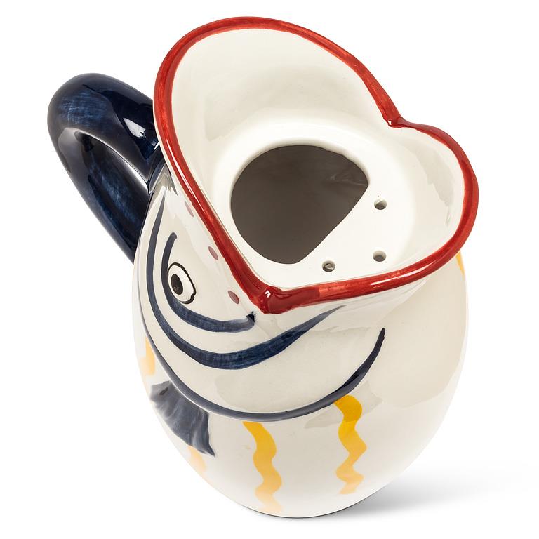 Fish Jug With Ice Lip