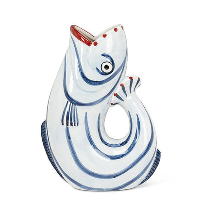 Blue Stripe Sharply Fish Jug