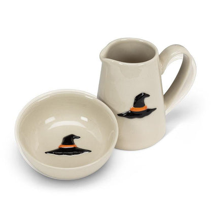 Witch's Hat Stoneware Mini Jug
