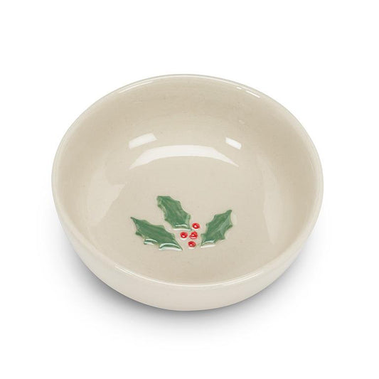 Holly Stoneware Mini Bowl