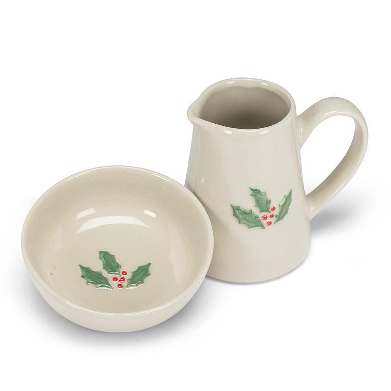Holly Stoneware Mini Bowl