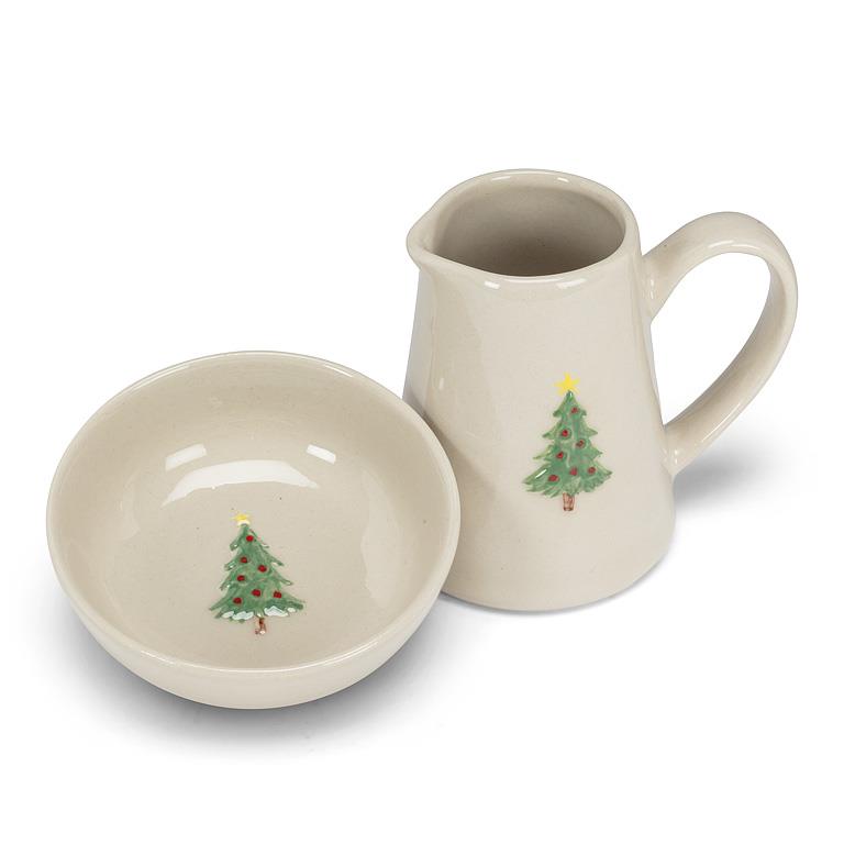 Christmas Tree Stoneware Mini Bowl