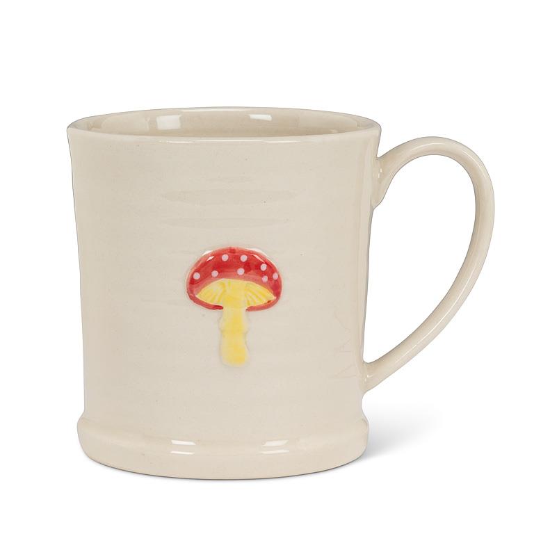 Mushroom On Rimmed Mug