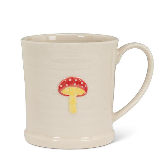Mushroom On Rimmed Mug