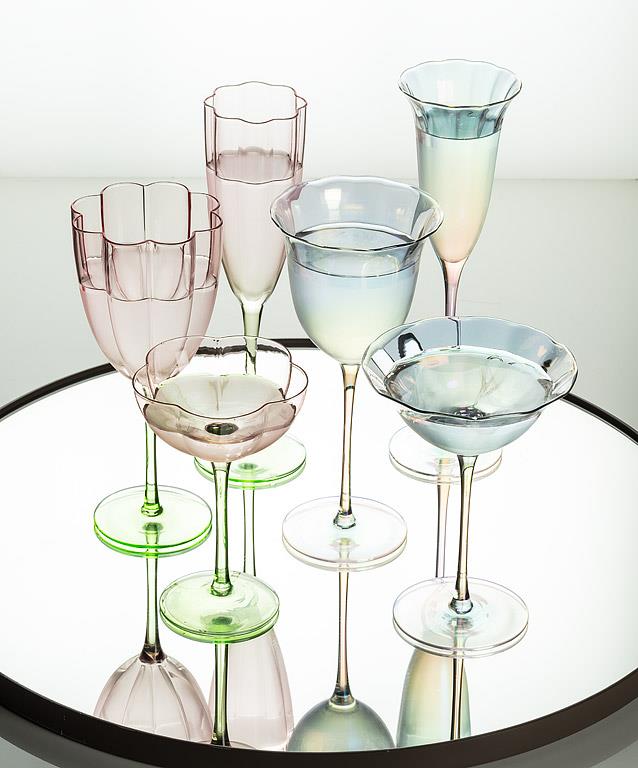 Iris Tulip Coupe Glass