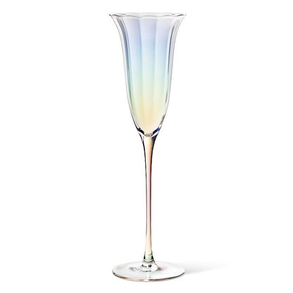 Iris Tulip Slender Flute Glass