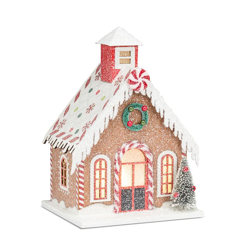 Candy-Covered LED Gingerbread House