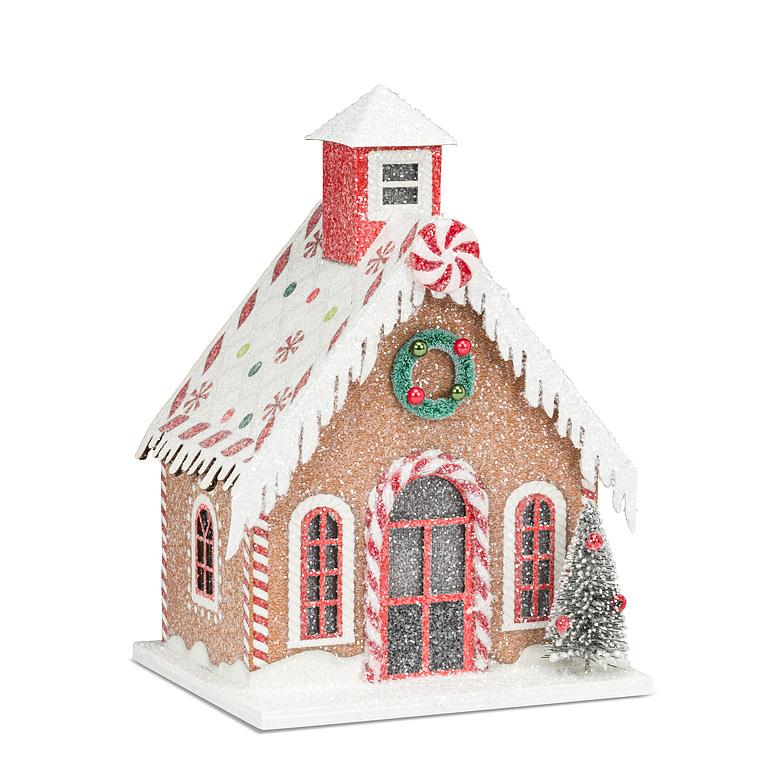 Candy-Covered LED Gingerbread House