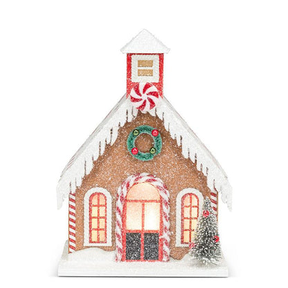 Candy-Covered LED Gingerbread House