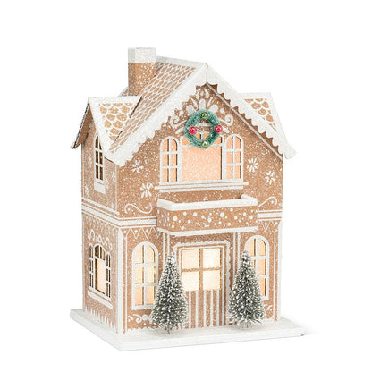 Gingerbread LED House with Balcony