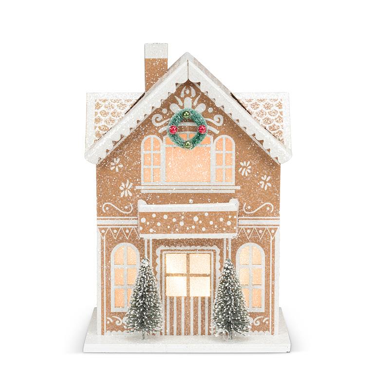 Gingerbread LED House with Balcony