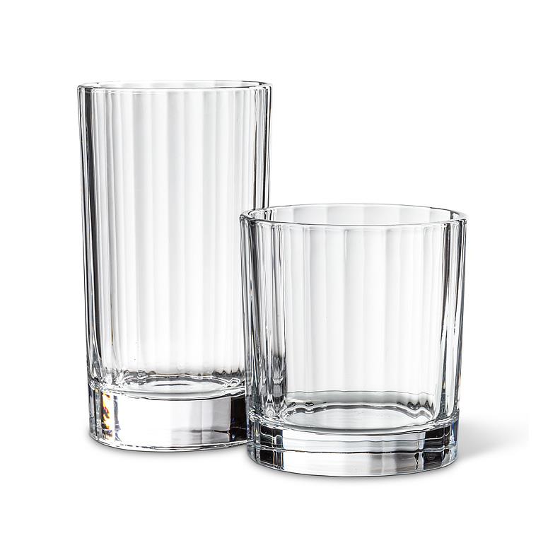 Wide Optic Tumbler Glass