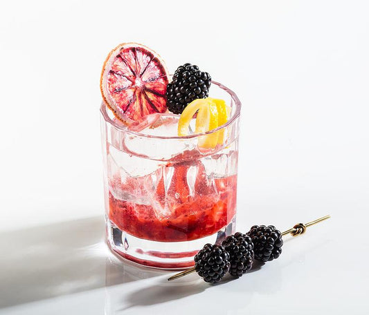 Wide Optic Tumbler Glass