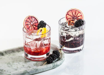 Wide Optic Tumbler Glass