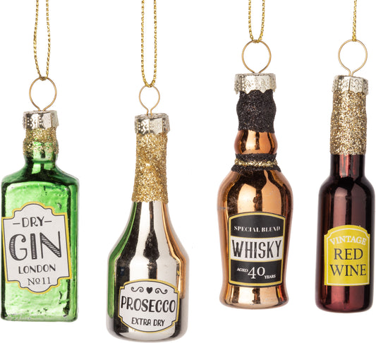 Liquor Bottles Ornament