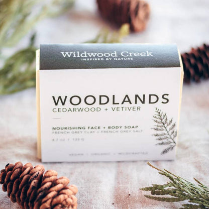 Woodlands Natural Vegan Organic Soap Bar