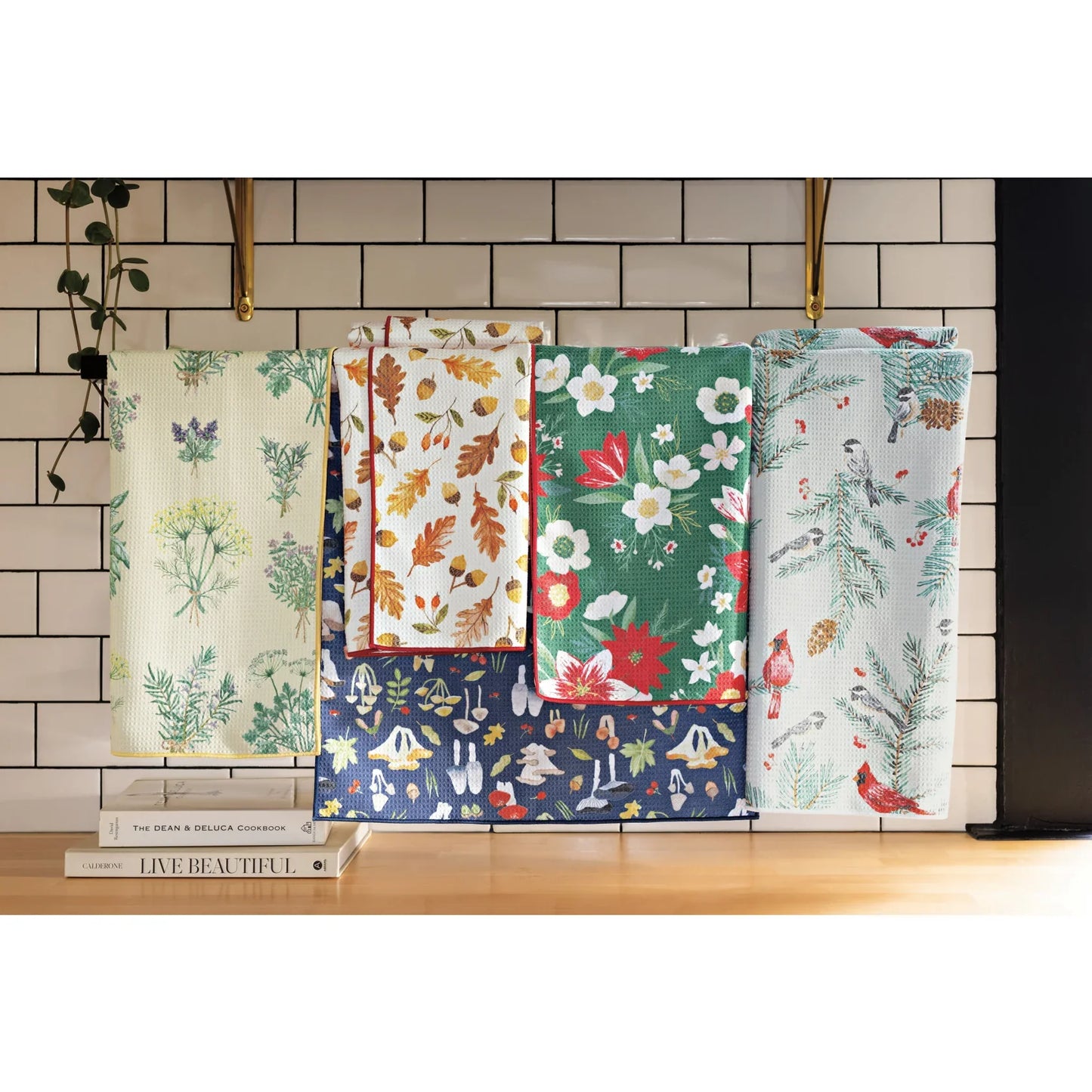 Birds & Boughs Recycled Microfibre Dishtowel