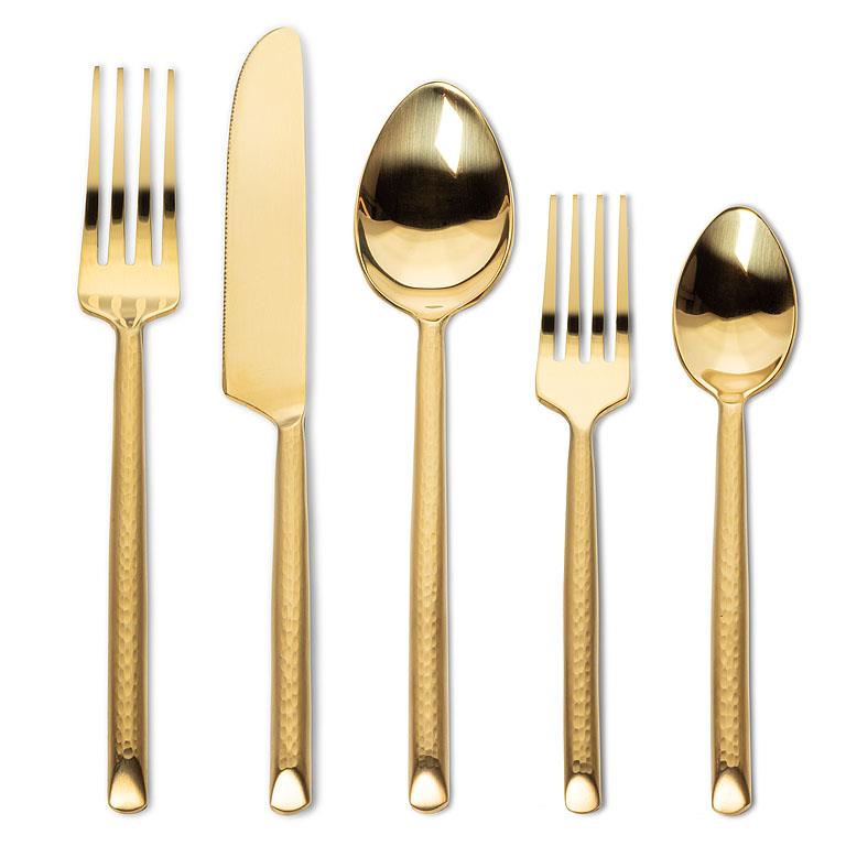 Hammered Handle Flatware