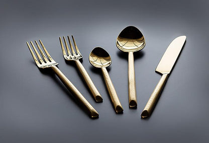 Hammered Handle Flatware