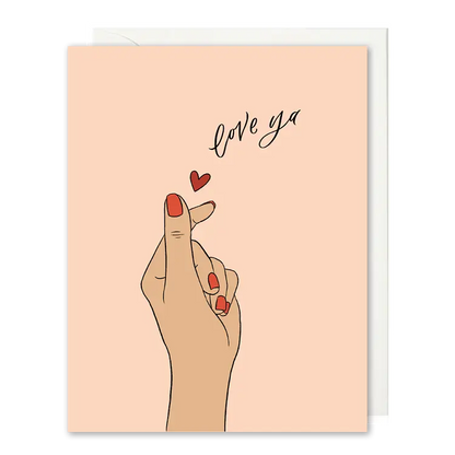 Finger Hearts Card