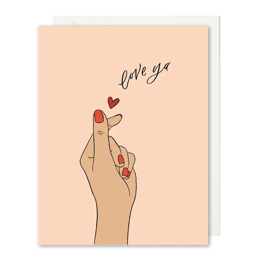 Finger Hearts Card