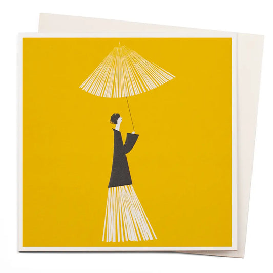 Yellow Umbrella Card